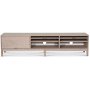Borgholm mediebnk 188 cm XL - Whitewash