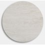 Flair rundt spisebord 105 cm - Messing / Travertin sten