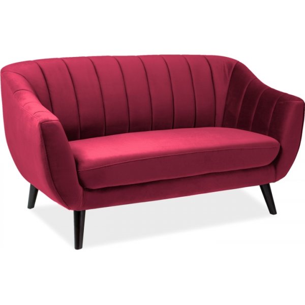 Rollo 2-personers sofa - Rd fljl