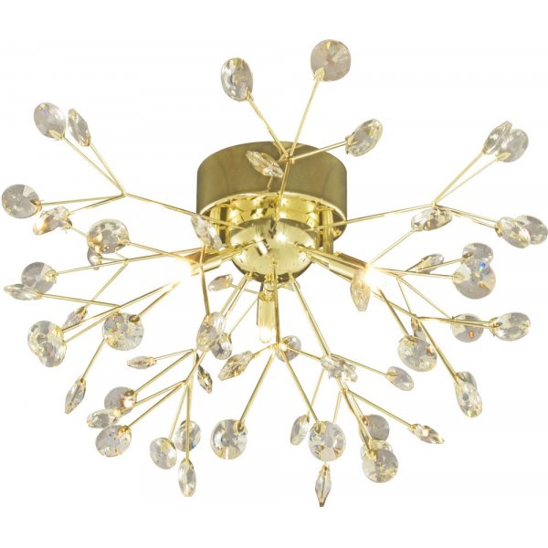 Viva plafond - Messing/klar