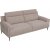 Amsterdam beige 3-personers sofa med hj ryg