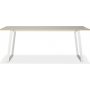 Edge spisebord 190x90 - Hvid hjtrykslaminat (HPL)