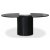 Nova spisebordsst, spisebord, der kan forlnges 130-170 cm inkl. 4 stk. Orust sorte pindestole - Sortbejdset eg