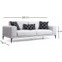 Nikea 3-personers sovesofa - Gr