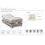Comfort justerbar seng (gr) - Valgfri bredde + Mbelfdder
