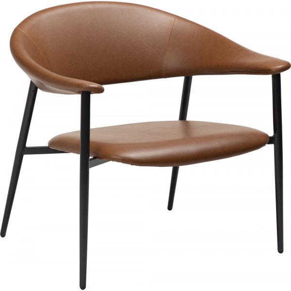 Rover loungestol - Lysebrun PU