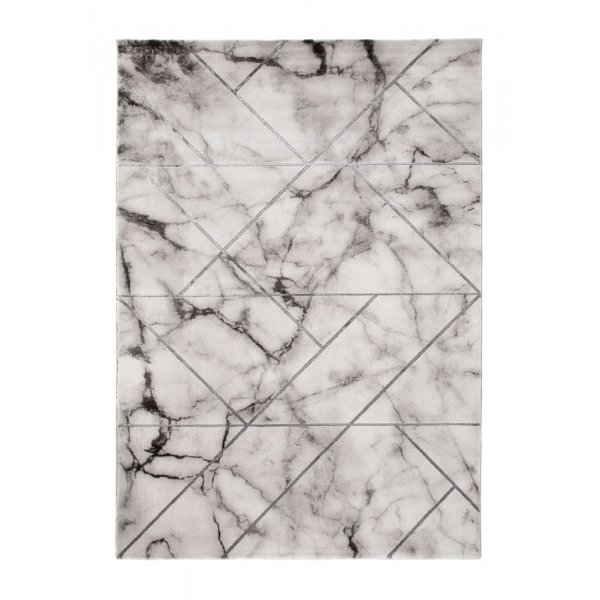 Maskinevvet tppe - Craft Marble Silver