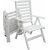 Scottsdale udendrs gruppebord 150 cm inkl. 4 Bstad positionsstole - Hvid