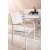 Togo udendrs spisegruppe med 6 Santorini stole - Teak/Hvid