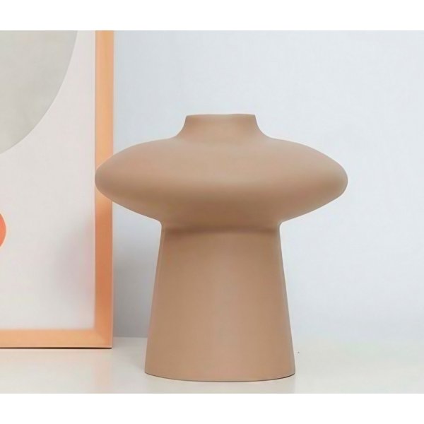 Turo vase - Lysebrun