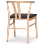 Abisko stol - Antik bg / sort PU