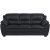 Palarmo 3-pers sofa - Sort øko læder