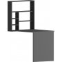 Sedir hjrne skrivebord 59x90 cm - Antracit