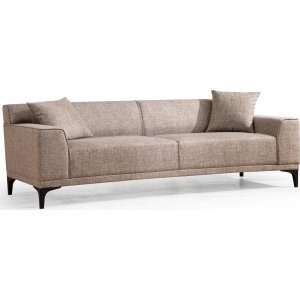 Petra 3-personers sofa - Brun