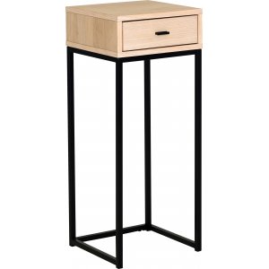 Regal sengebord H75 - Hvidpigmenteret egefiner/sort Regal sengebord H75 - Hvidpigmenteret egefiner/sort