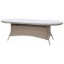 Spisest med 6 stole og spisebord 180 x 100 cm sort/natur - Menton/Pino