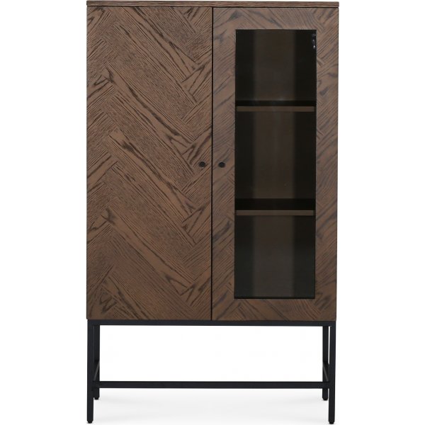 Edge highboard - Brunbejdset eg