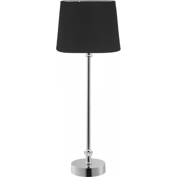 Liam bordlampe - Sort/krom - 59 cm