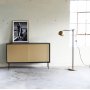 Volume sknk 132 cm - Antracit / messing
