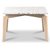 Terrazzo sofabord 75x75cm - Cosmos Terrazzo & understel white washed oak