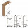 Kumsal garderobe 7 Valnd/hvid