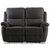 Nyd Hollywood hvilestol sofa - 2-pers. (Elektrisk) i antracit mikrofiberstof + Mbelplejest til tekstiler
