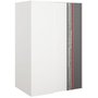 Jacklyn garderobe - Hvid / grafit - Hjre vendt