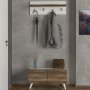 Lores hall mbler - Hvid/valnd