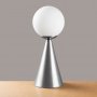 Gondol bordlampe - Slv/hvid