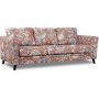 Eker 3-personers sofa i blomstret stof - Eden Parrot Terracotta