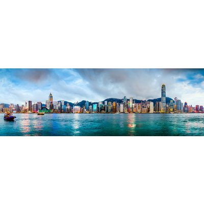 Glastavle Hong Kong - 160x60 cm