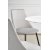 Marco spisebord 90 cm - Hvid marmor/sort