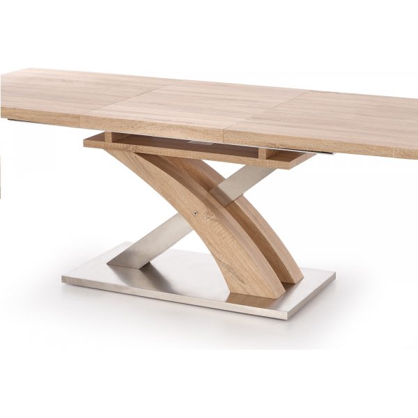 Bonita spisebord 160-220 cm - Lys eg