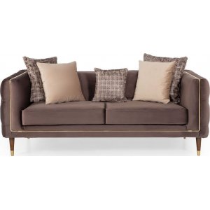 Olympus 2-personers sofa - Brun