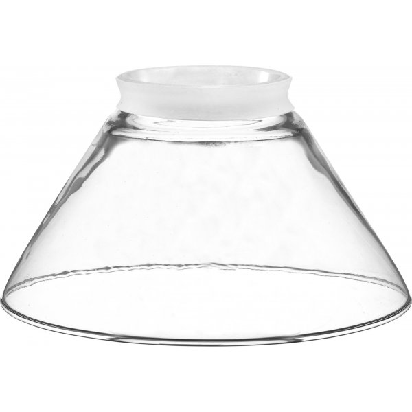 August lampeskrm - Klart glas - 15 cm