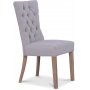 Victoria spisegruppe, rundt spisebord 120 cm med 4 Tuva Kate Stole - Hvid/Brunbet