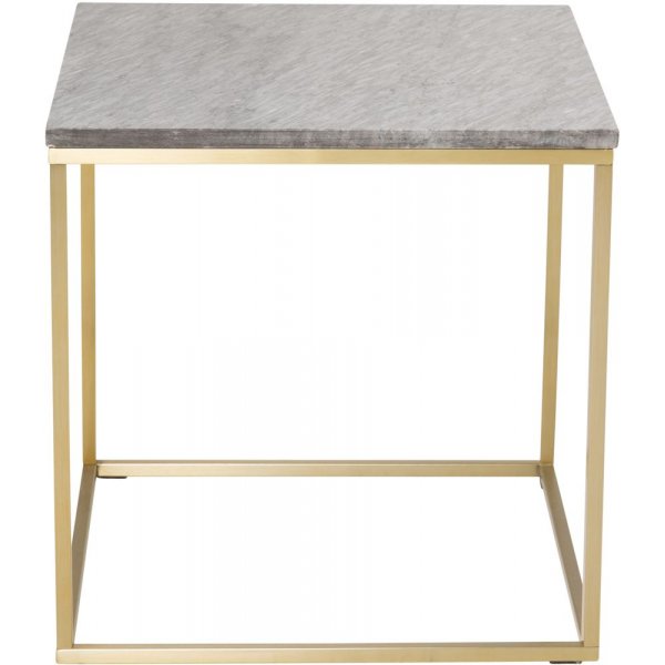 Kvarnbacken sidebord 50 x 50 cm - Gr/messing