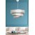 Coupe loftslampe - Beige/slv