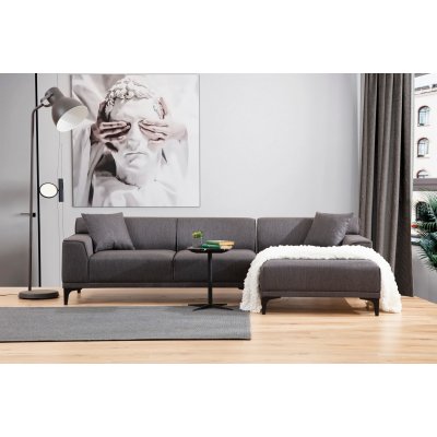 Petra divan sofa - antracit