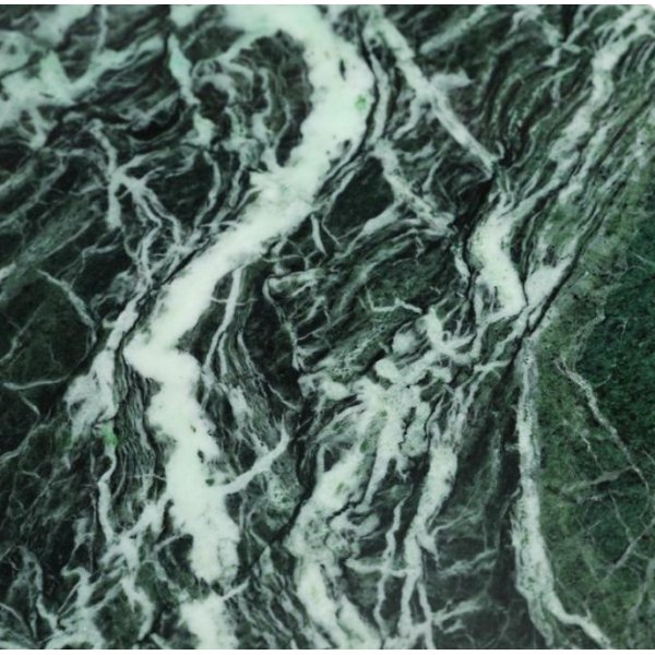 Bordplade 50x50x2 cm - Grn marmor