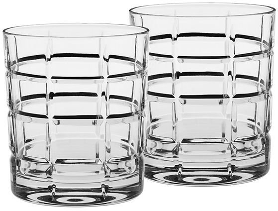 Time Square whiskyglas 4 stk - 320 ml
