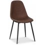 Toscana spisegruppe: 206 cm bord + 6 stk. Atlantic Empire stole brun PU