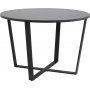Amble rundt spisebord 110 cm - Sort/Marmor