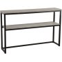 Thorborg konsolbord - Betonlaminat/sort
