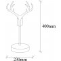 Gevir bordlampe - Valnd/slv