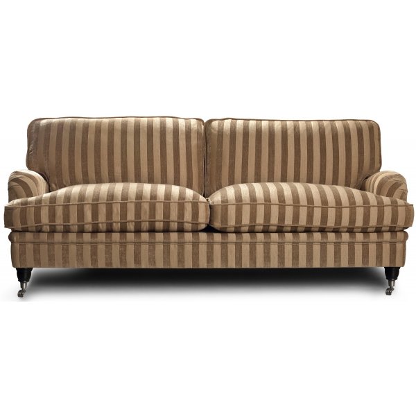 Howard Sir William 3-pers. Sofa (Dun) - Mobus Darkbeige Stripe