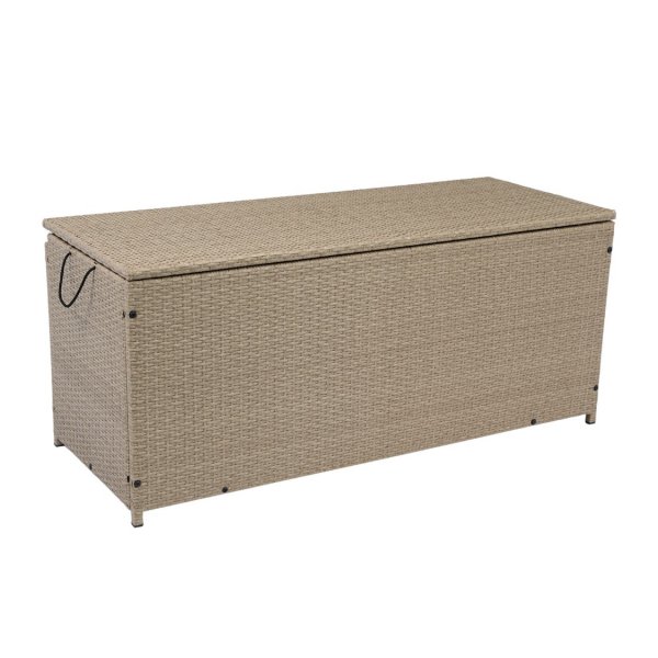 Lkker pudeboks beige syntetisk rattan