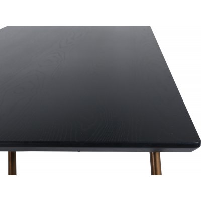 Cardinal spisebord 190 cm - Sort/kobber