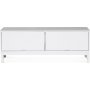 Borgholm hvid mediebnk 126x45 cm