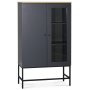Edge highboard - Gr hjtrykslaminat (HPL)